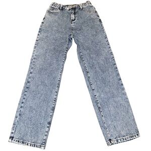 Girls Acid Wash Jeans Size 12-Youth